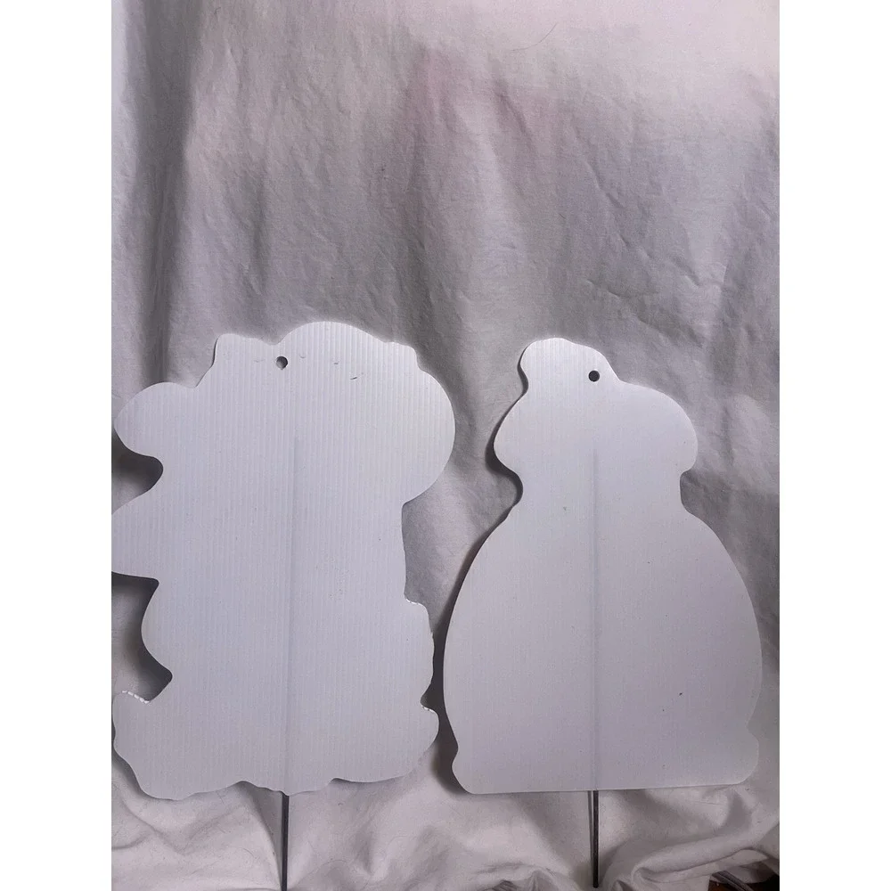 2 VTG Warner Brothers Halloween Yard Signs Trick Or Treat Sylvester/Tweety Bird